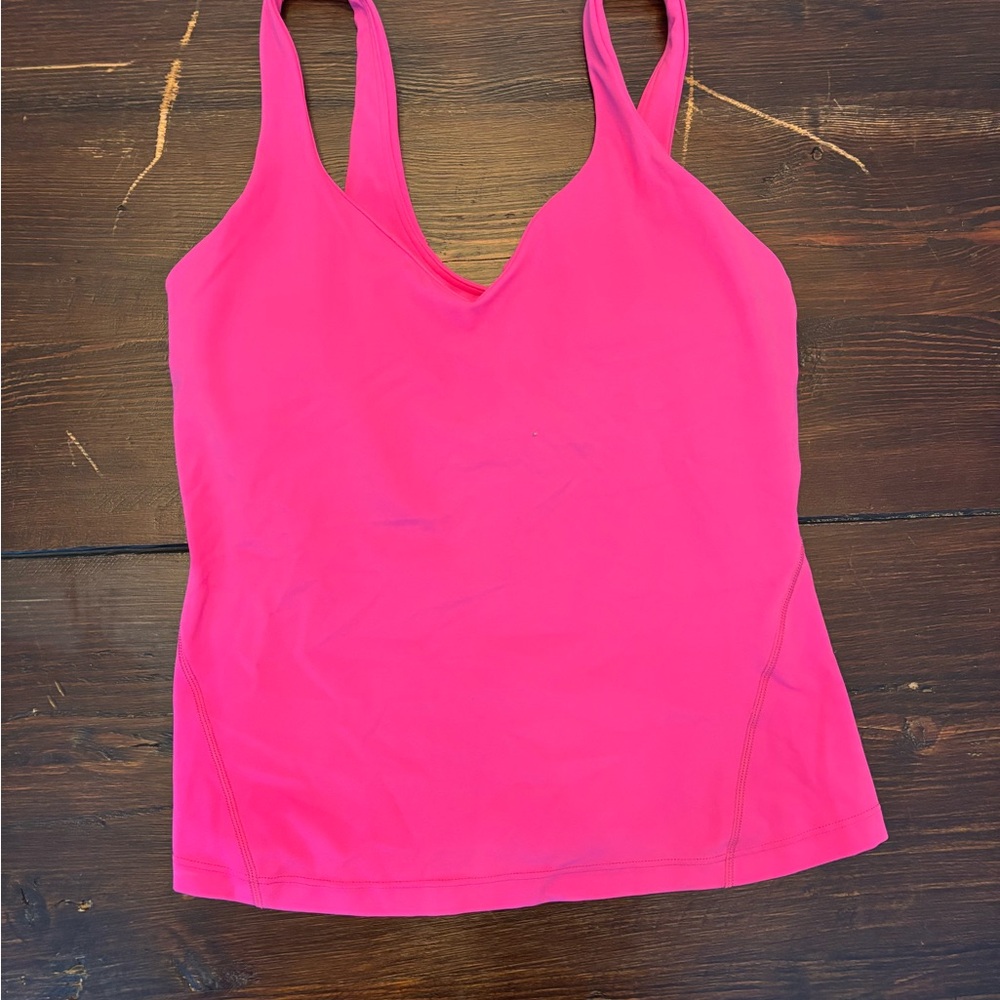 Lululemon Women's Pink align tank top FULL LENGTH